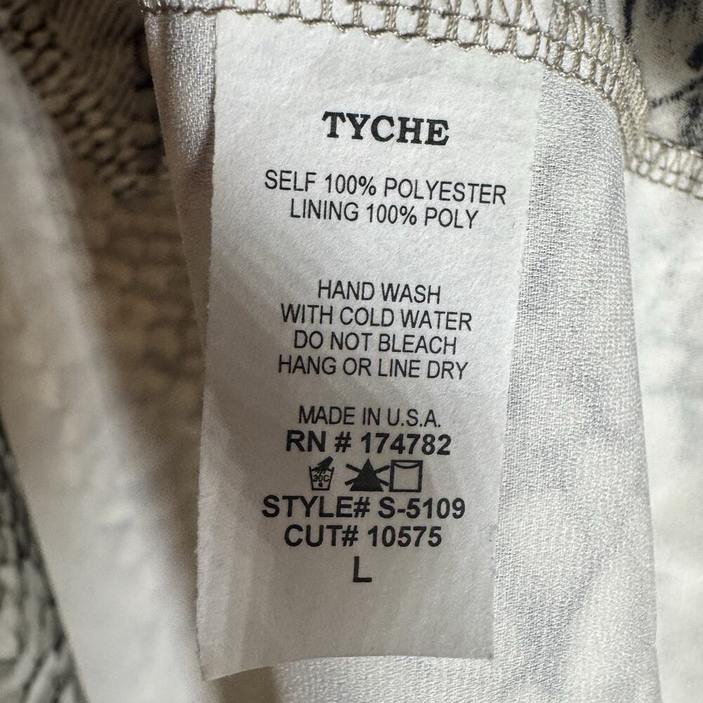 Vici Wrap Long Skirt Gray Black Cream Animal Snake Print Size Large Midi - Picture 8 of 10